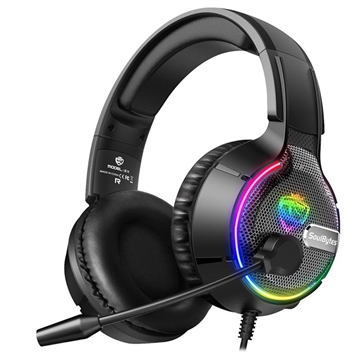 Casque de Jeu Filaire Maxlife MXGH-200 avec Lumière LED - Noir