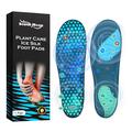 South Moon SOA06-A082-1-BK1 Semelles en soie glacée respirante / coussinets pour pieds anti-douleur