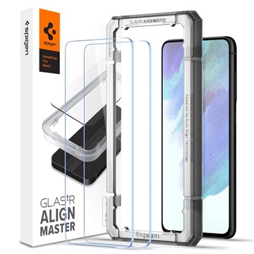 Protecteur d\'Écran Samsung Galaxy S21 FE 5G Spigen Glas.tR AlignMaster - 2 Pièces