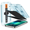 Protecteur d'Écran iPhone 13/13 Pro Spigen Glas.tR Ez Fit Privacy - 2 Pièces