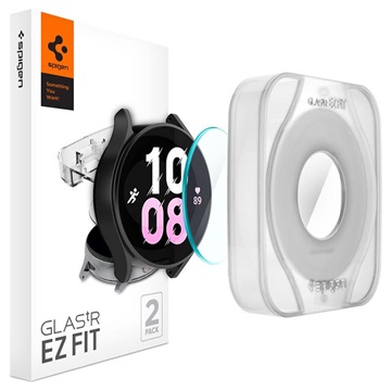 Protecteur d\'Écran Samsung Galaxy Watch5 Pro Spigen Glas.tR Ez Fit - 2 pièces