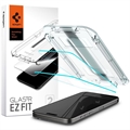 Protecteur d'Écran iPhone 15 Pro Max Spigen Glas.tR Ez Fit - 2 Pièces