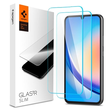 Protecteur d\'Écran Samsung Galaxy A34 5G Spigen Glas.tR Slim - 2 Pièces