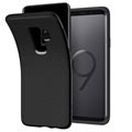 Coque Spigen Liquid Air pour Samsung Galaxy S9+ - Noir Mat