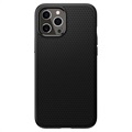 Coque iPhone 12/12 Pro TPU Spigen Liquid Air - Noire