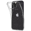 Coque en TPU iPhone 13 Spigen Liquid Crystal Glitter - Transparente