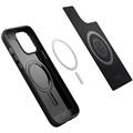 Coque Hybride iPhone 13 Spigen Mag Armor - Noire Mat