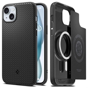 Coque Hybride iPhone 15 Plus Spigen Mag Armor - Noire Mat