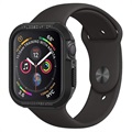 Coque Apple Watch Series 7/SE/6/5/4 en TPU Spigen Rugged Armor - 44mm/45mm - Noir