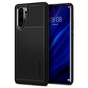 Coque Huawei P30 Pro Spigen Rugged Armor - Noire