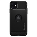 Coque iPhone 11 Spigen Rugged Armor - Noire