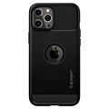 Coque iPhone 12/12 Pro Spigen Rugged Armor - Noire