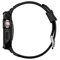 Coque Apple Watch 7/SE/6/5/4 en TPU Spigen Rugged Armor Pro - 40mm/41mm - Noir