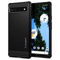 Coque Google Pixel 6a en TPU Spigen Rugged Armor - Noire