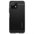 Coque Xiaomi Mi 11 Lite 5G en TPU Spigen Rugged Armor - Noire