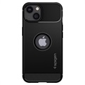 Coque iPhone 13 en TPU Spigen Rugged Armor - Noire