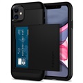 Coque iPhone 11 Spigen Slim Armor CS - Noire