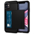 Coque iPhone 11 Spigen Slim Armor CS - Noire