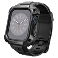 Coque et Bracelet Apple Watch Series 8/7 Spigen Tough Armor Pro Metal (Emballage ouvert - Acceptable) - 45mm - Noir