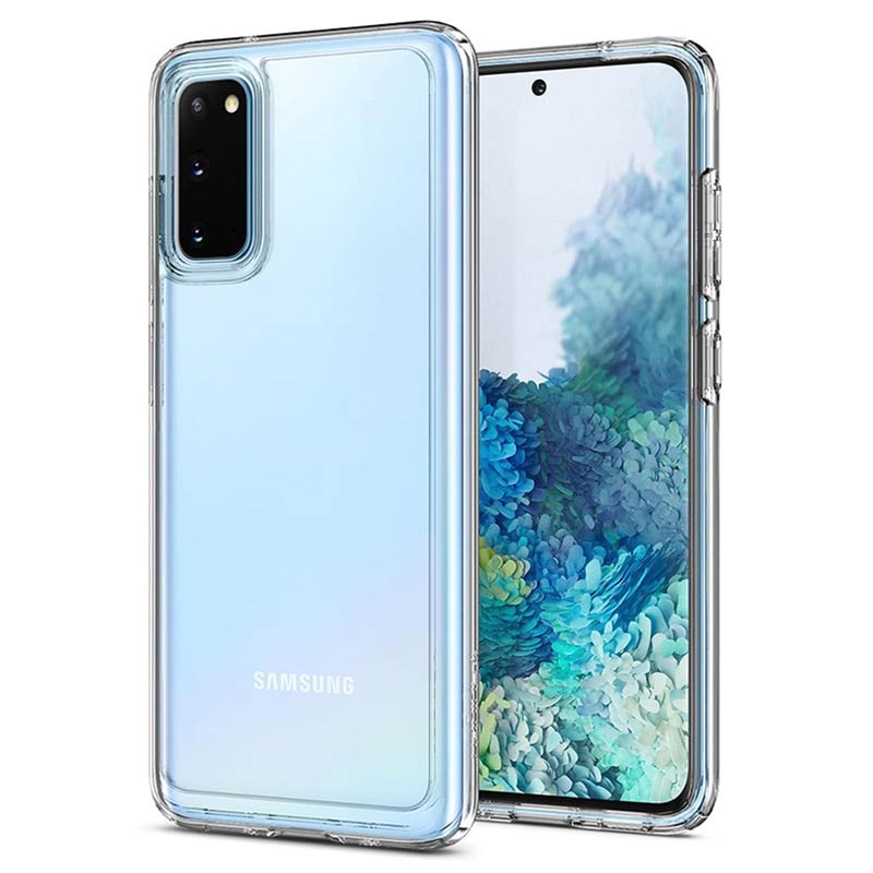 قوالب صور Coque Samsung Galaxy S20 Spigen Ultra Hybrid - Cristallin