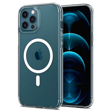 Coque iPhone 12 Pro Max Spigen Ultra Hybrid Mag - Transparente