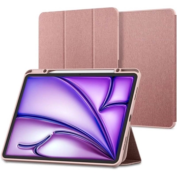 Étui à Rabat Smart iPad Air 11 2024/2025/iPad Air 2020/2022 Spigen Urban Fit - Rose Doré