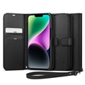 Étui Portefeuille iPhone 14 Spigen Wallet S - Noir