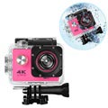 Caméra de Sport Étanche 4K WiFi SJ60 - Rose Vif