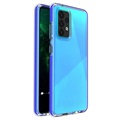 Coque Samsung Galaxy A52 5G, Galaxy A52s en TPU - Série Spring - Clair / Bleu Foncé