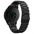 Bracelet Garmin Fenix 5/Forerunner 935 en Acier Inoxydable - 22mm - Noir