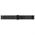 Bracelet Garmin Fenix 5/Forerunner 935 en Acier Inoxydable - 22mm - Noir
