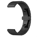 Bracelet Huawei Watch GT en Acier Inoxydable avec Boucle Papillon - Noir