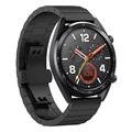 Bracelet Huawei Watch GT en Acier Inoxydable avec Boucle Papillon - Noir