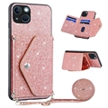 Coque avec Porte-Cartes iPhone 14 Stardust - Rose