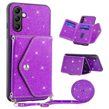 Coque avec Porte-Cartes Samsung Galaxy A56 Stardust - Violete