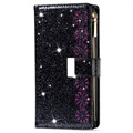 Étui Portefeuille Samsung Galaxy S22 5G Série Starlight - Noir