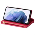 Étui Portefeuille Samsung Galaxy S22 5G Série Starlight - Rose Vif