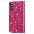 Étui Portefeuille Samsung Galaxy S22+ 5G Série Starlight - Rose Vif