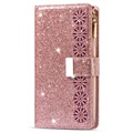 Étui Portefeuille Samsung Galaxy S22 5G Série Starlight - Rose Doré