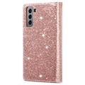 Étui Portefeuille Samsung Galaxy S22 5G Série Starlight - Rose Doré