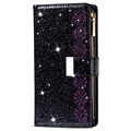 Étui Portefeuille Samsung Galaxy S22 Ultra 5G Série Starlight - Noir