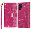 Étui Portefeuille Samsung Galaxy S22 Ultra 5G Série Starlight - Rose Vif