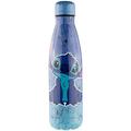 Bouteille d'eau / Bouteille thermique en acier inoxydable Stitch - 500ml - Bleu
