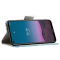 Étui Portefeuille Style pour Nokia 5.4 - Papillon Bleu