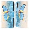 Étui Portefeuille Style pour Samsung Galaxy Xcover 5 - Papillon Bleu