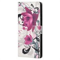 Étui Portefeuille Samsung Galaxy S21 5G - Série Style - Lotus