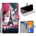 Étui Portefeuille Xiaomi Redmi 9C, Redmi 9C NFC - Série Style - Tour Eiffel