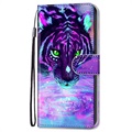 Étui Portefeuille Xiaomi Redmi 9C, Redmi 9C NFC - Série Style - Tigre
