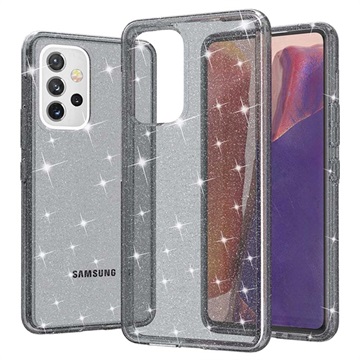 Coque Hybride Samsung Galaxy A53 5G - Série Stylish Glitter - Grise