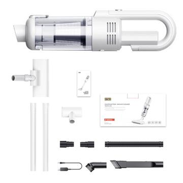 Suitu ST-8003CG Aspirateur portable 2-en-1 pour la voiture/la maison - 6000Pa - Blanc